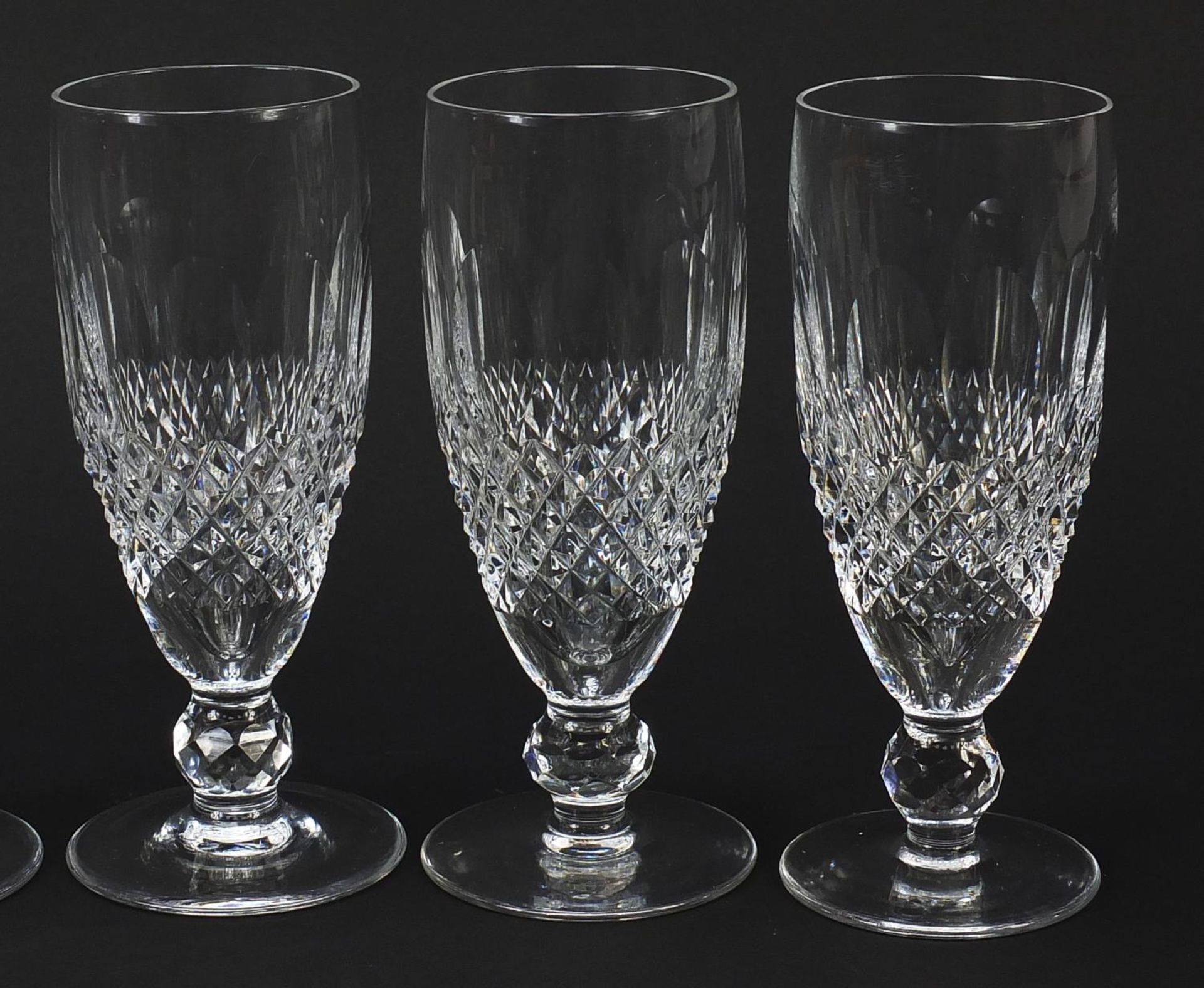 Set of six Waterford Crystal Colleen pattern glasses, each 15.5cm high - Image 3 of 7