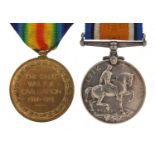 British military World War I pair awarded to 330521PTE.W.SMITH.HAMPS.R.