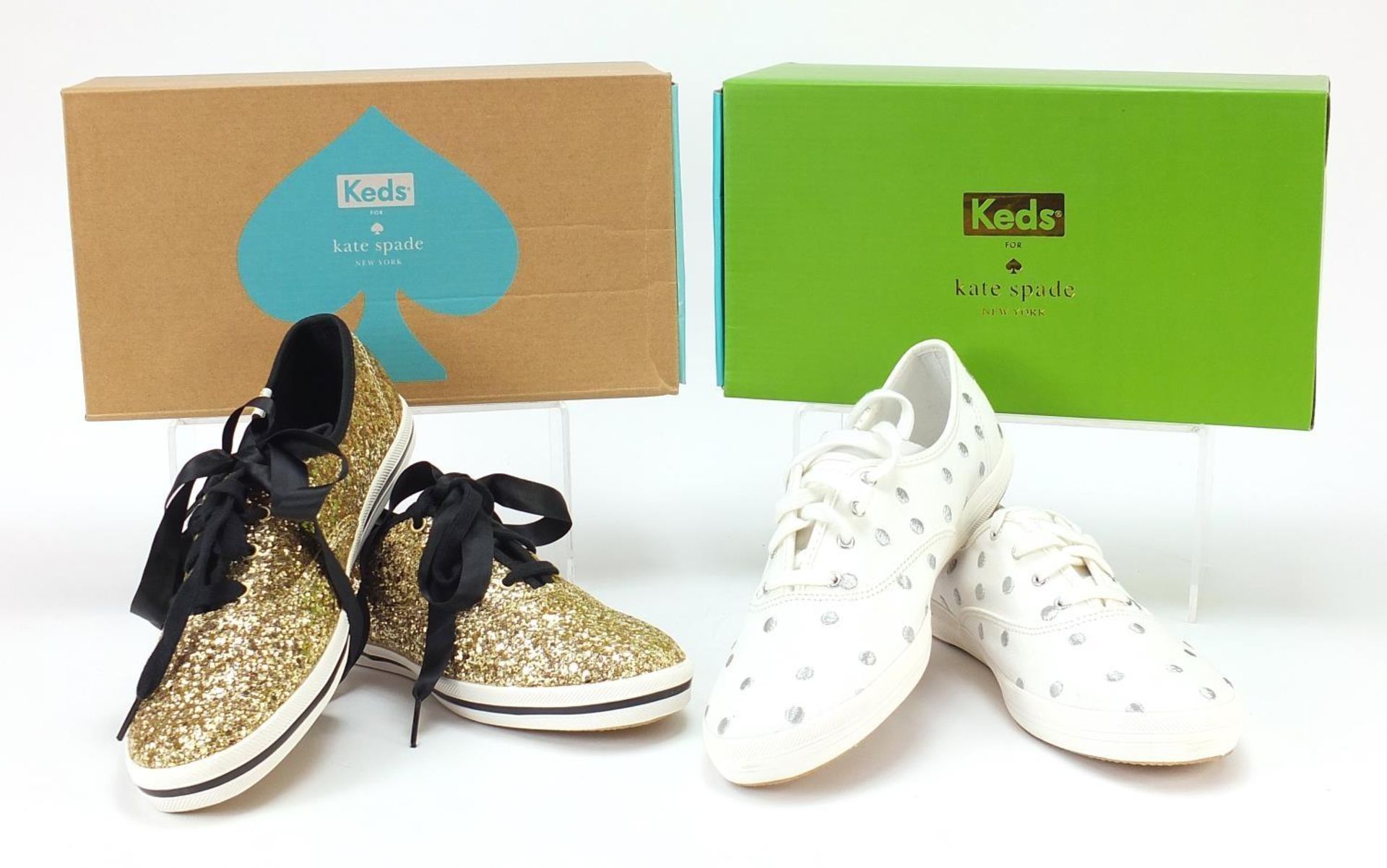Two pairs of Kate Spade sneakers