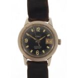 Bulova Snorkel, vintage gentlemen's automatic diver's wristwatch with date apperature, 35mm in