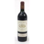 Bottle of 1984 Château Margaux red wine