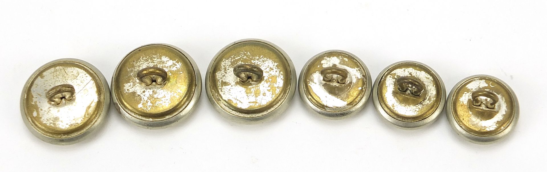 Six London Brighton And South Coast Railway buttons - Image 4 of 4