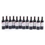 Twelve bottles of 2016 Glenelly Glass Collection Cabernet Sauvignon