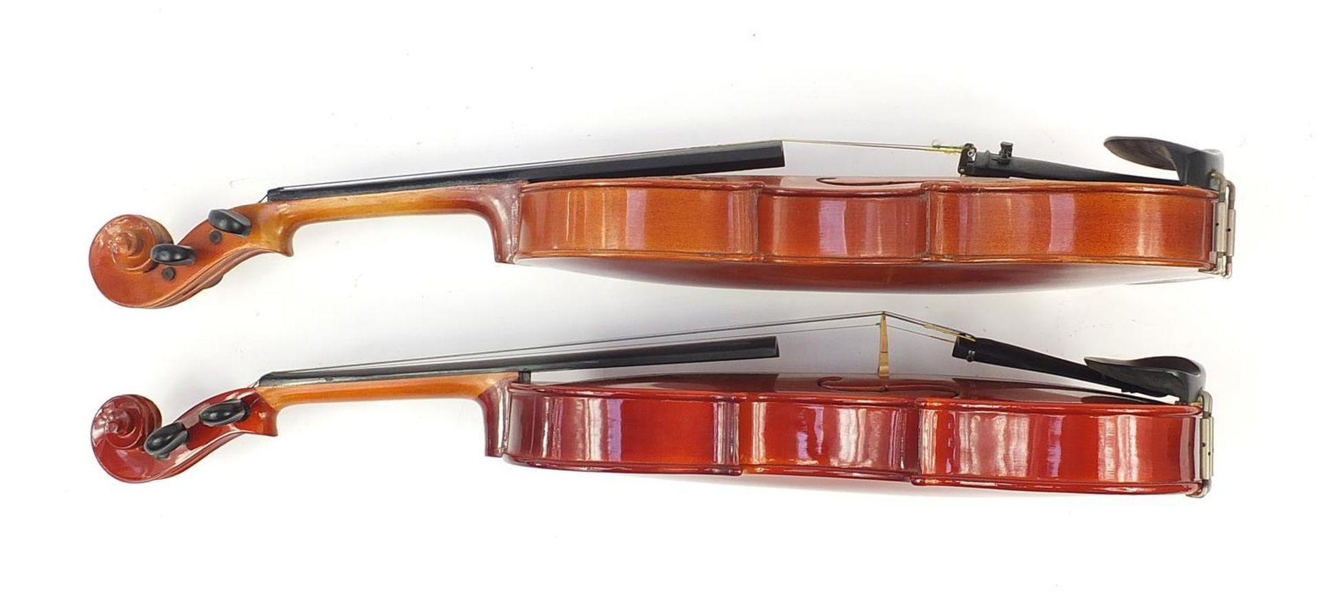 Two violins with cases - Image 5 of 13