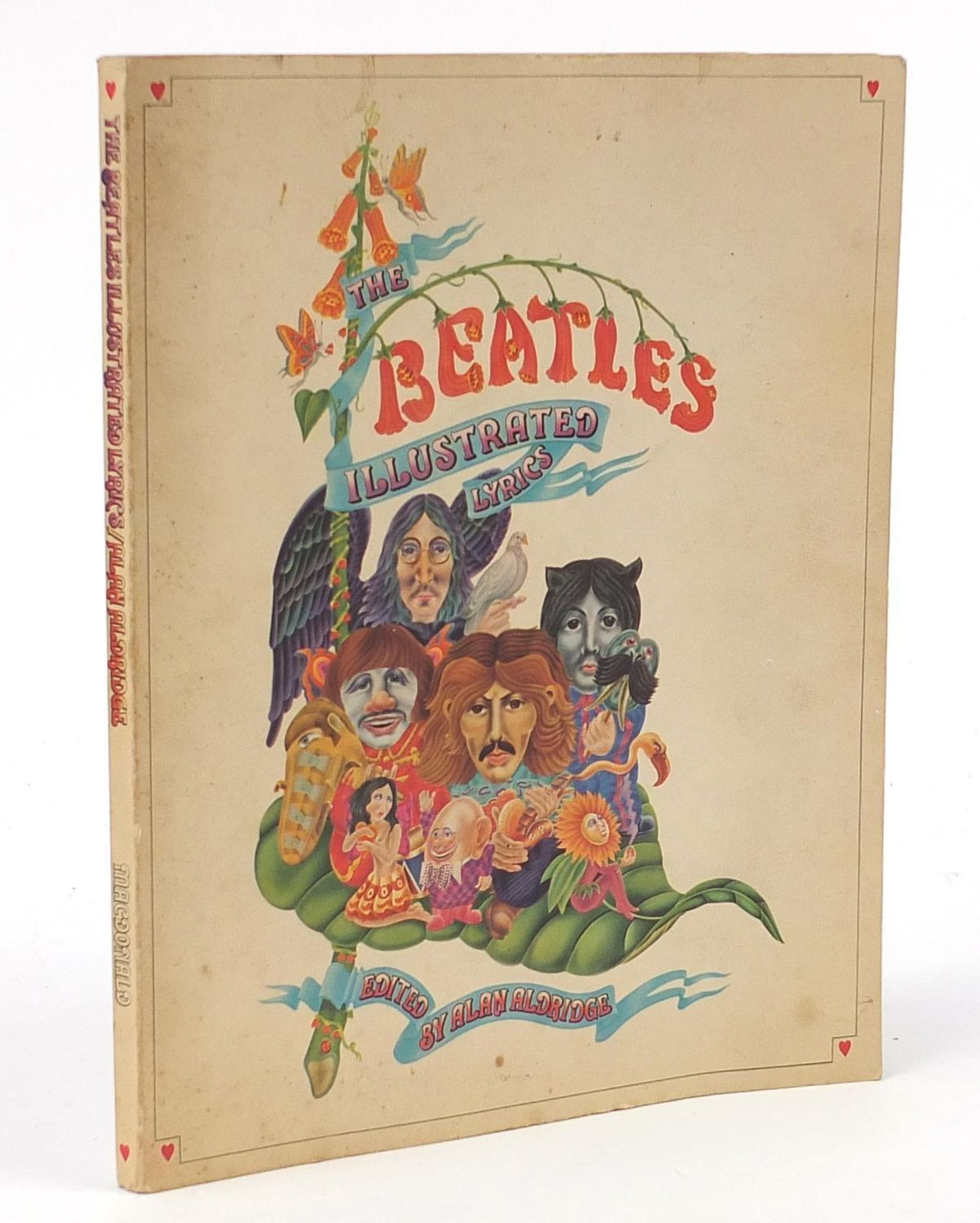 Vintage Beatles illustrated lyrics booklet edited by Alan Aldridge