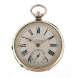 J G Graves, The Westville 'Lever' silver pocket watch, the case numbered 680480, 54mm in diameter