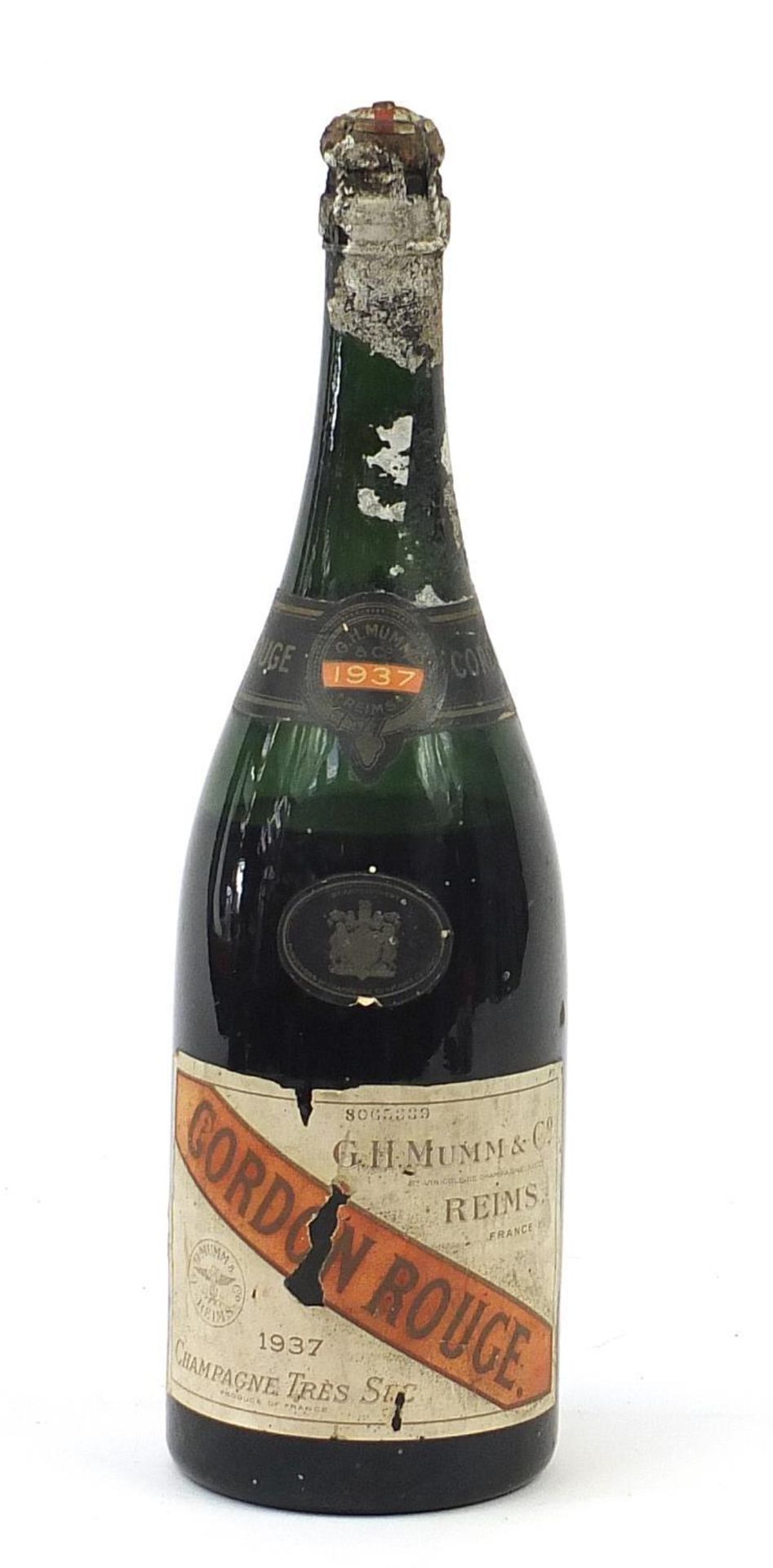 Magnum bottle of 1937 Cordon Rouge Champagne