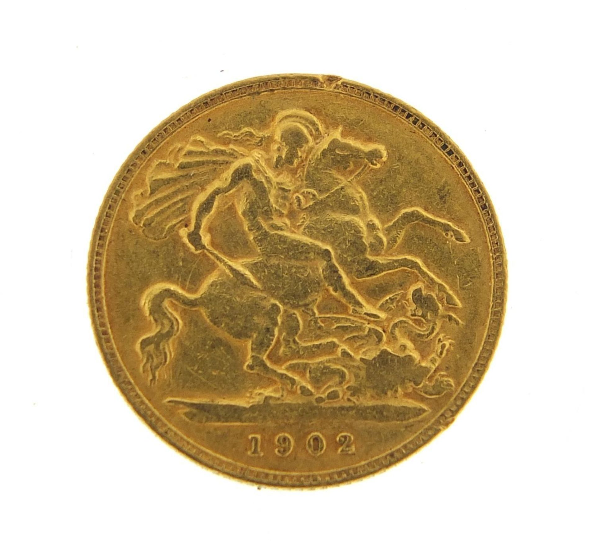 Edward VII 1902 gold half sovereign