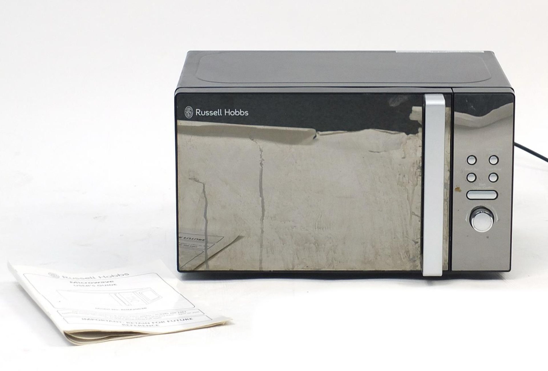 Black Russell Hobbs microwave, model RHM2063B