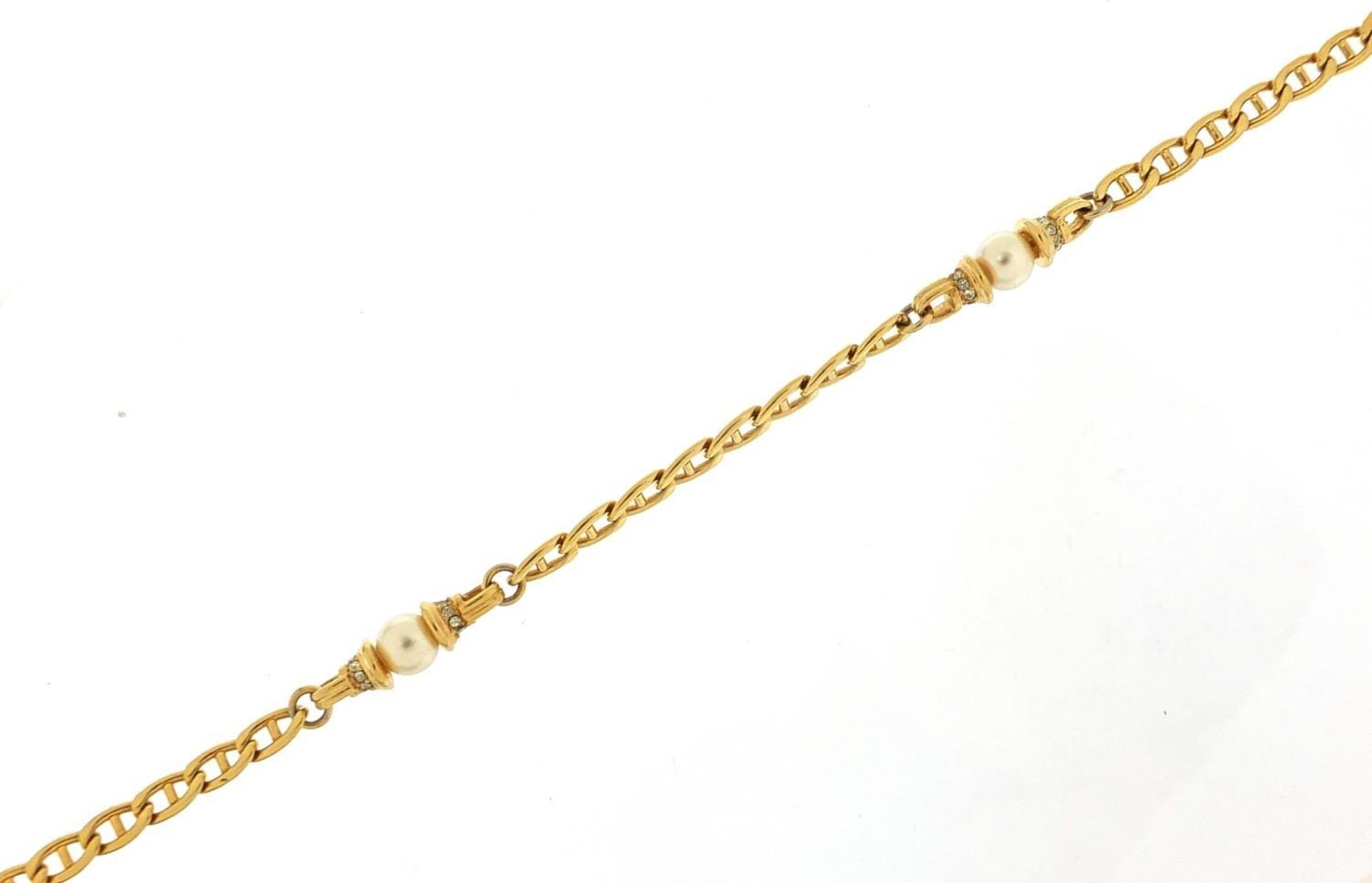 Christian Dior simulated pearl necklace, 80cm in length, 33.2g - Image 2 of 4