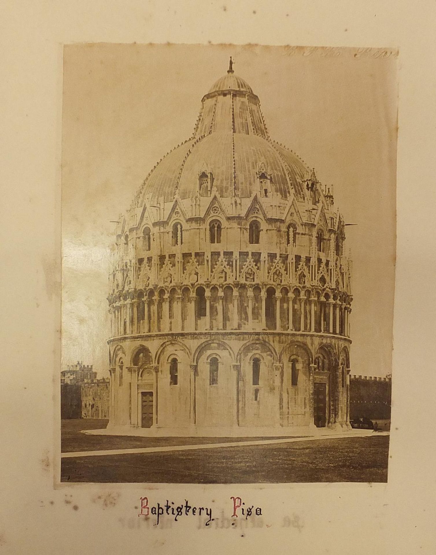 19th/20th century photographs arranged in an album including St Mark's exterior, Aqueduck Rome and - Image 7 of 20