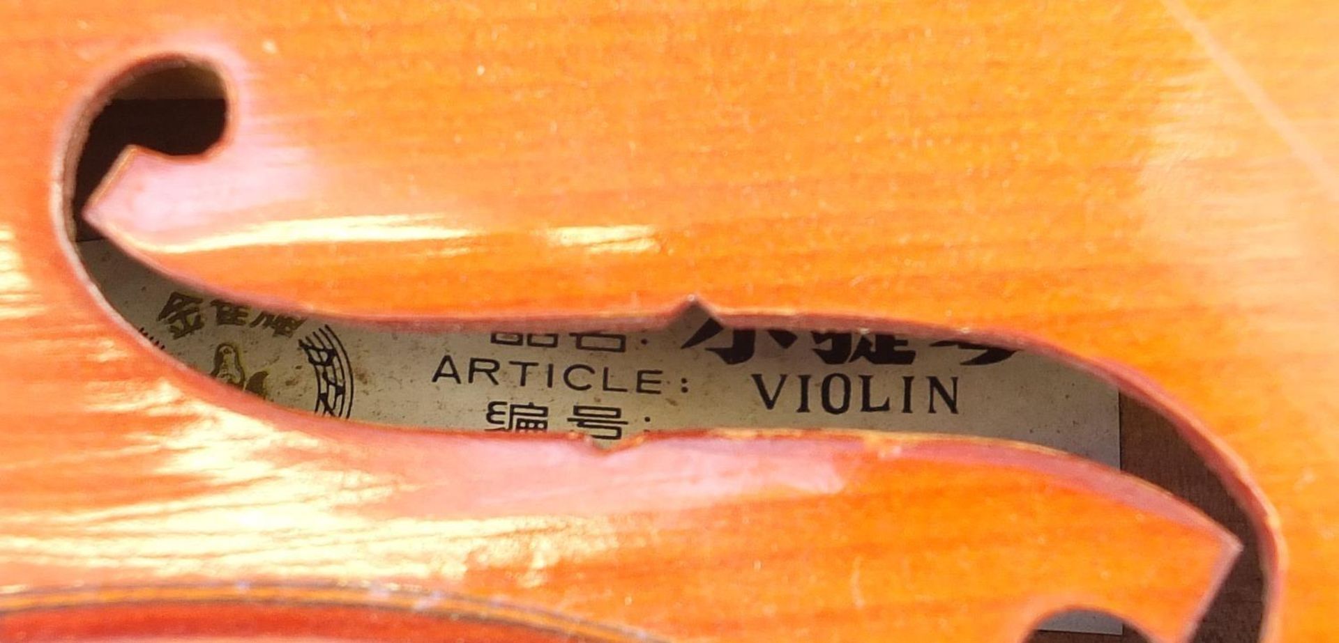 Two violins with cases - Image 11 of 13