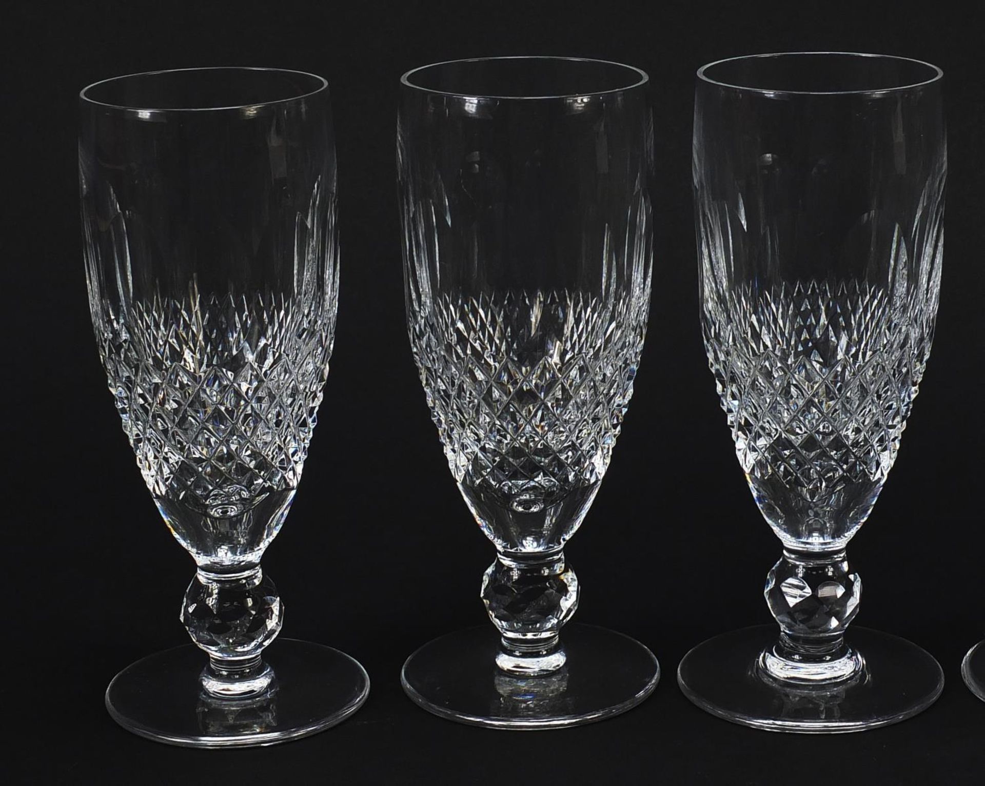 Set of six Waterford Crystal Colleen pattern glasses, each 15.5cm high - Image 2 of 7