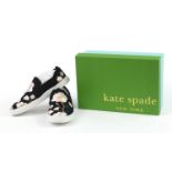 Kate Spade New York, pair of ladies' floral embroidered pumps