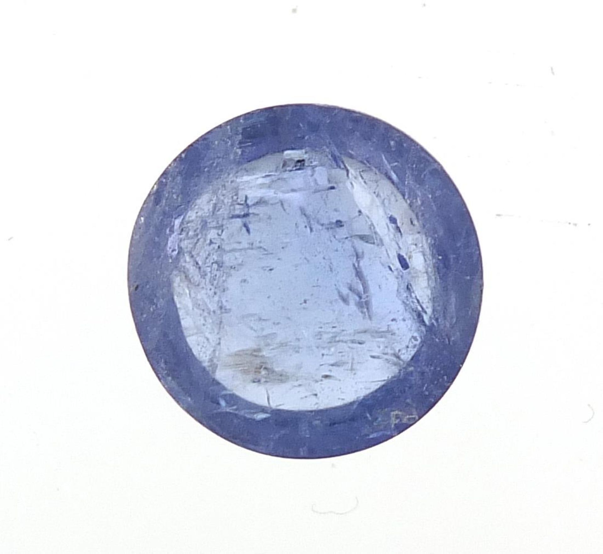 Tanzanite cabochon, approximately 10mm in diameter x 4.9mm deep - Image 3 of 3