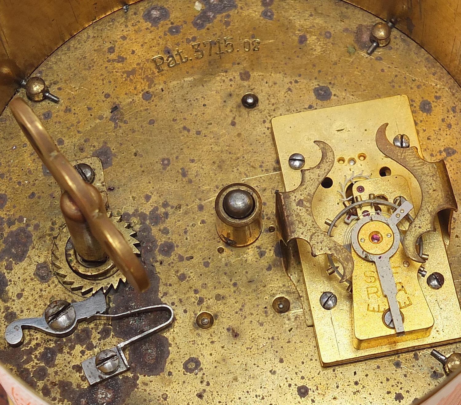 Victorian eight ring barograph housed in a glazed mahogany case, 18cm H x 35.5cm W x 20.5cm D - Image 7 of 7