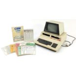 Vintage Commodore PET computer system with related ephemera