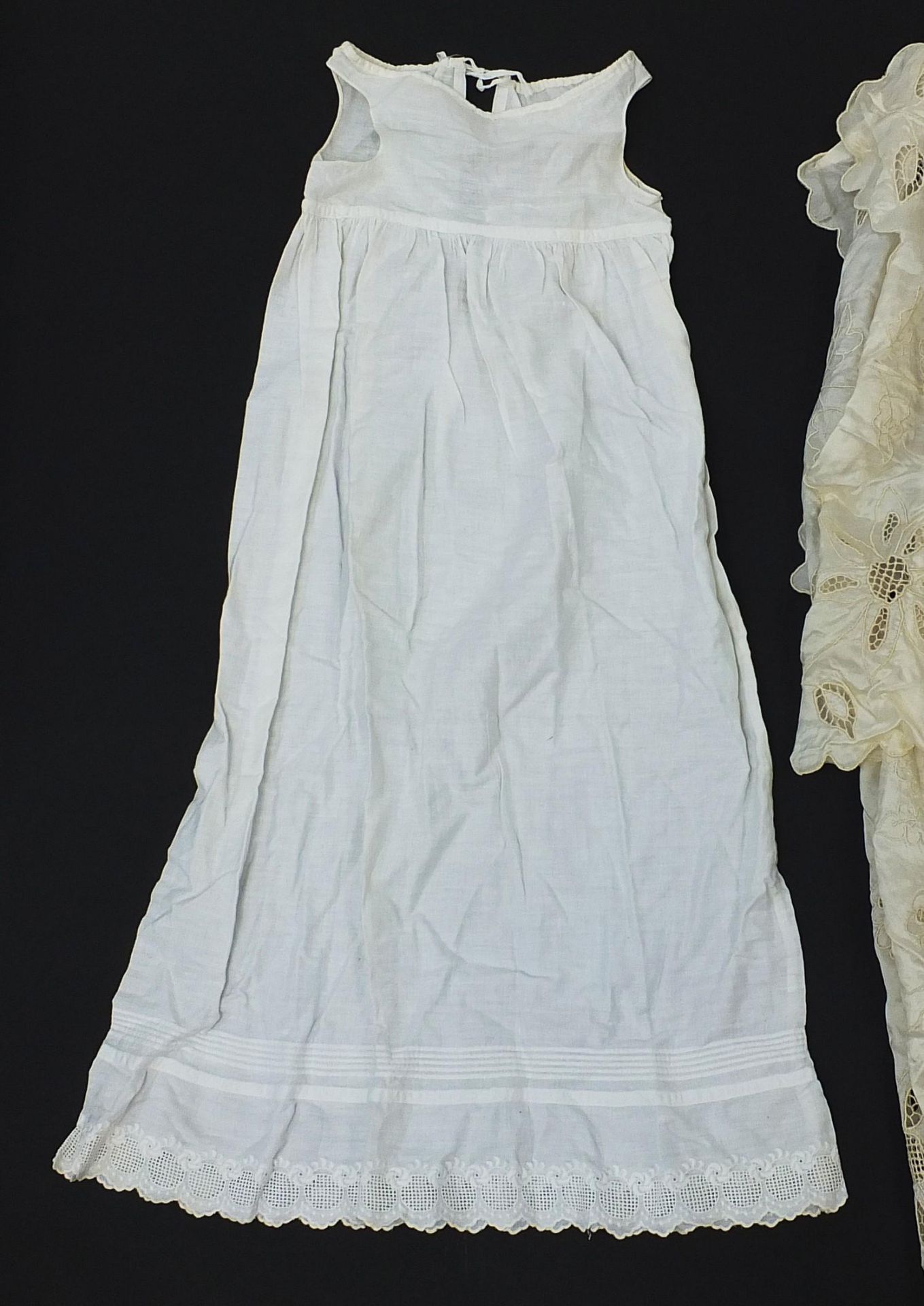 Victorian silk embroidered christening gown and two others - Image 2 of 4