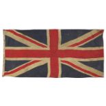 Large British military Naval interest Union Jack flag, 255cm x 120cm