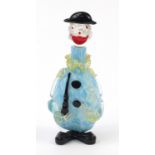 Murano glass clown decanter, 33cm high