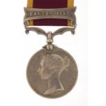 Victorian British military China War medal with Canton 1857 bar