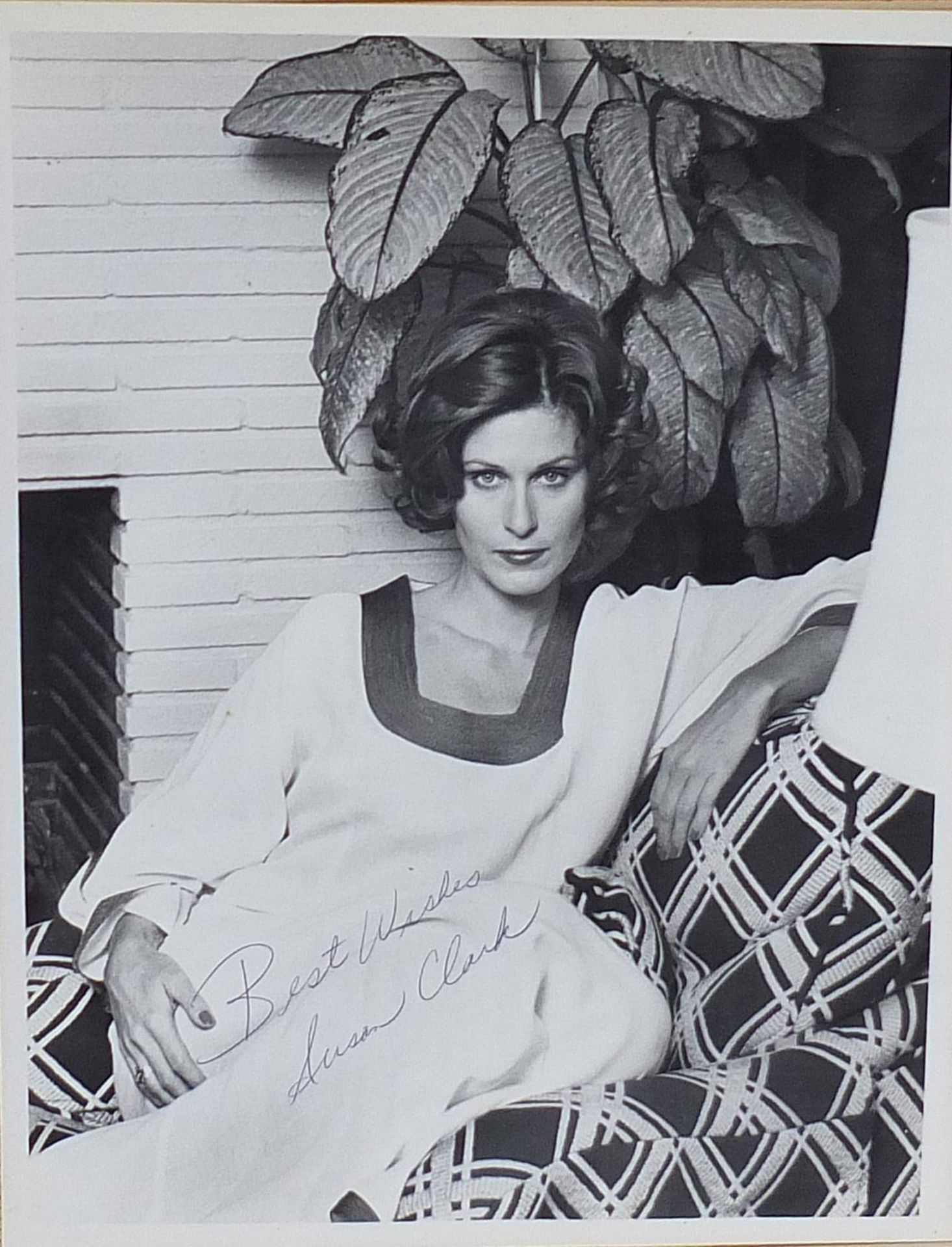 Collection of photographs arranged in an album, predominantly signed, including Susan Clark and - Image 2 of 5