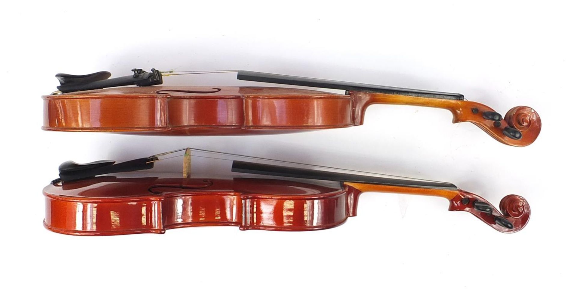 Two violins with cases - Image 2 of 13