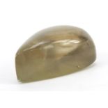 Large smoky quartz gemstone with certificate, approximately 815.57 carat