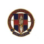 Wynberg Victoria Hospital enamelled progress badge, 2.5cm in diameter