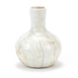 Chinese porcelain Ge ware type vase, 9.5cm high