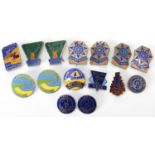 Fifteen 1960's Butlins Holiday enamelled badges including Committee Member and Second Week