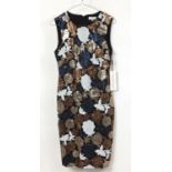Calvin Klein floral sequined dress, size 2