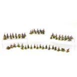 Collection of military interest hand painted lead cavalry horsemen, each approximately 4.5cm high