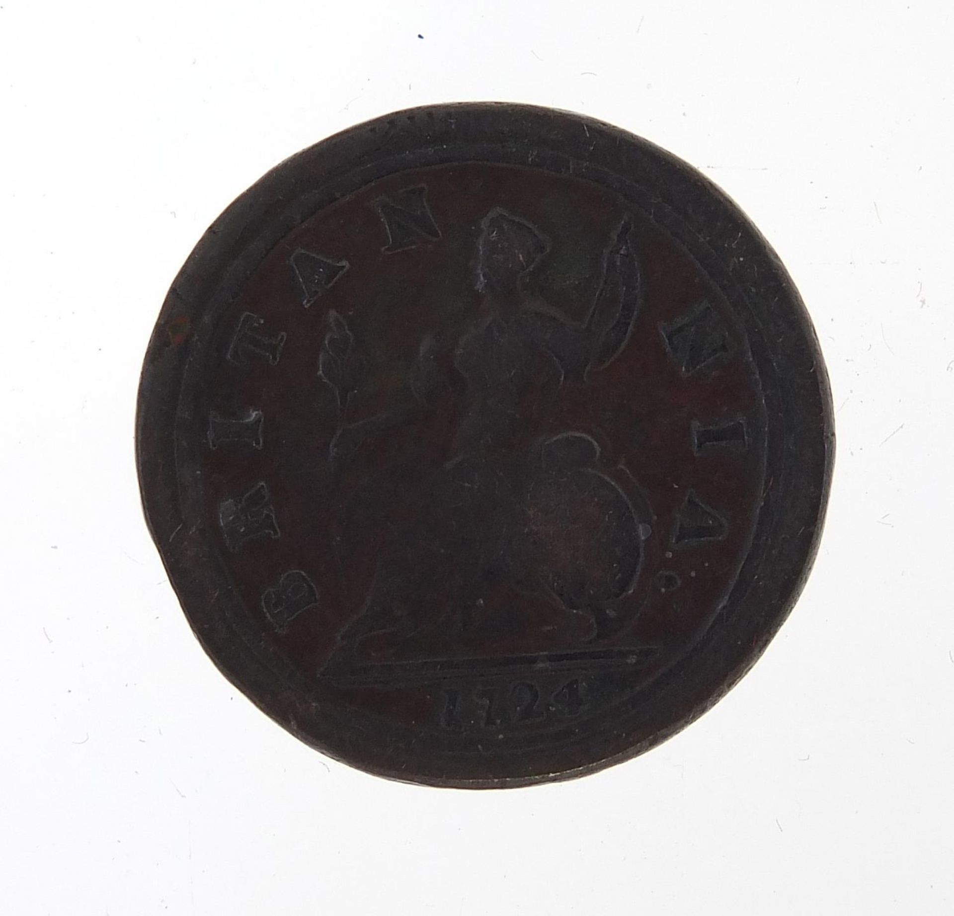 George II 1724 half penny