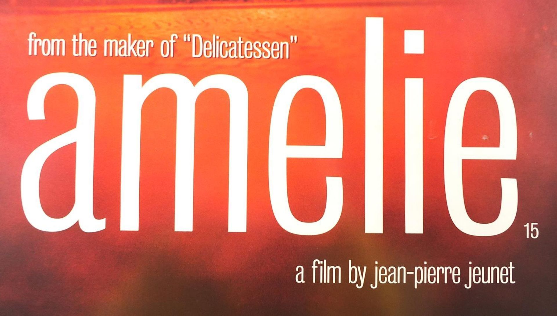 Amelie film poster, framed and glazed, 100.5cm x 75cm excluding the frame - Image 3 of 4