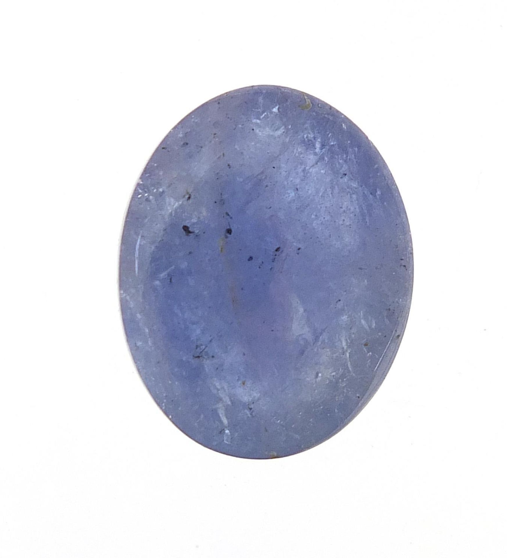 Tanzanite cabochon, approximately 16mm x 13mm x 7.5mm deep - Image 3 of 3