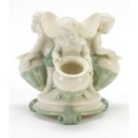 Victorian Putti design centrepiece, possibly Worcester, 15cm high