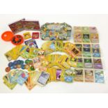 Pokemon collectables including holographic trade cards, Nintendo Gameboy games, Holograph battle