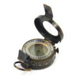 British military World War II MKIII compass by T G Co Ltd London, numbered 84507