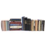 Folio Society hardback books including the Mapp and Lucia novels, The travels of Marco Polo, The