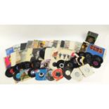 Vinyl LP's and 45rpm records including Led Zeppelin, The Beatles Collection and Abbey road