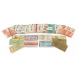 Selection of vintage Great Western Railway GC & Midland railway tickets
