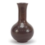Chinese Peking glass vase, 24cm high :