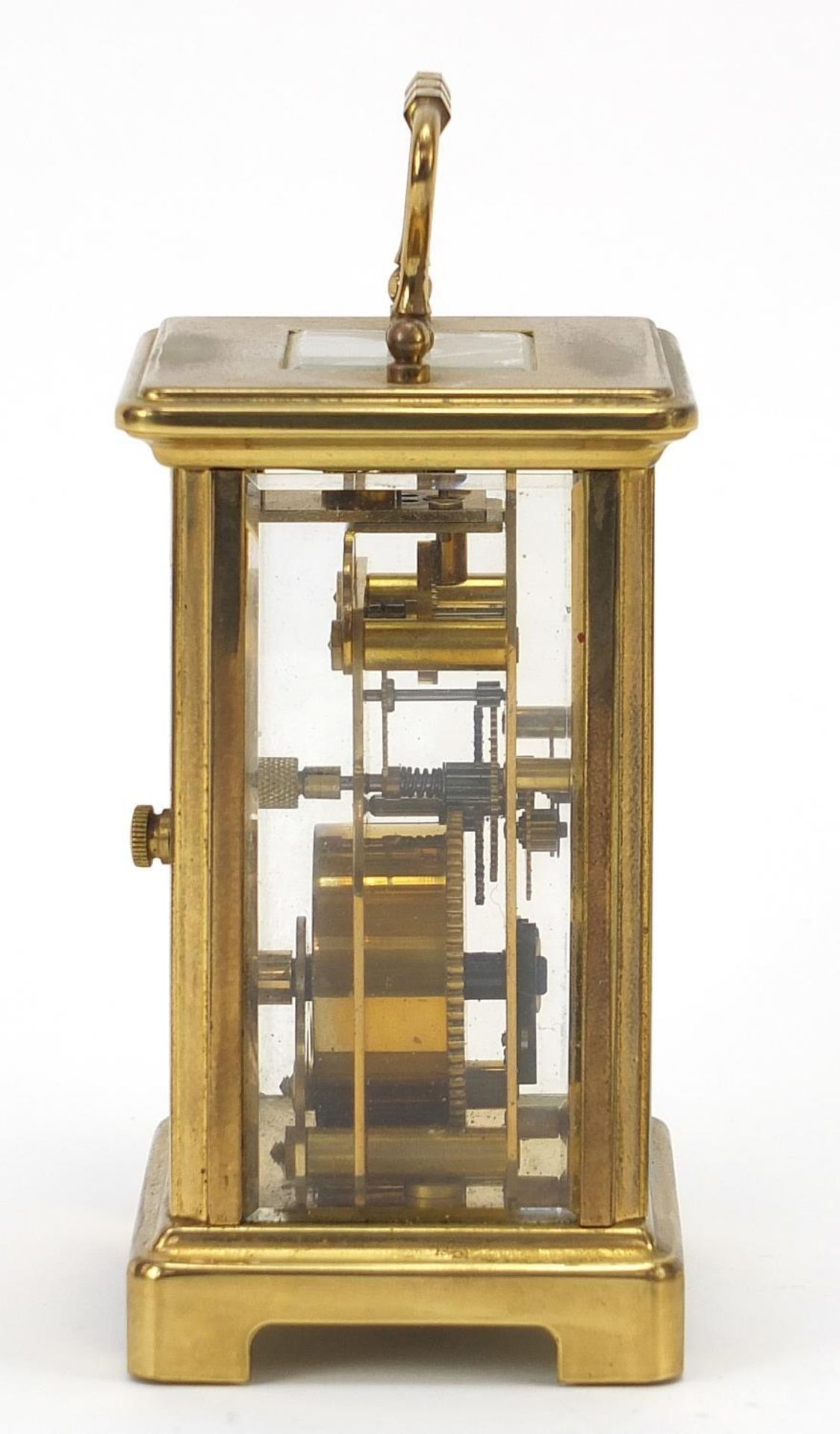 Bayard eight day brass cased carriage clock, 11.5cm high : - Bild 5 aus 8