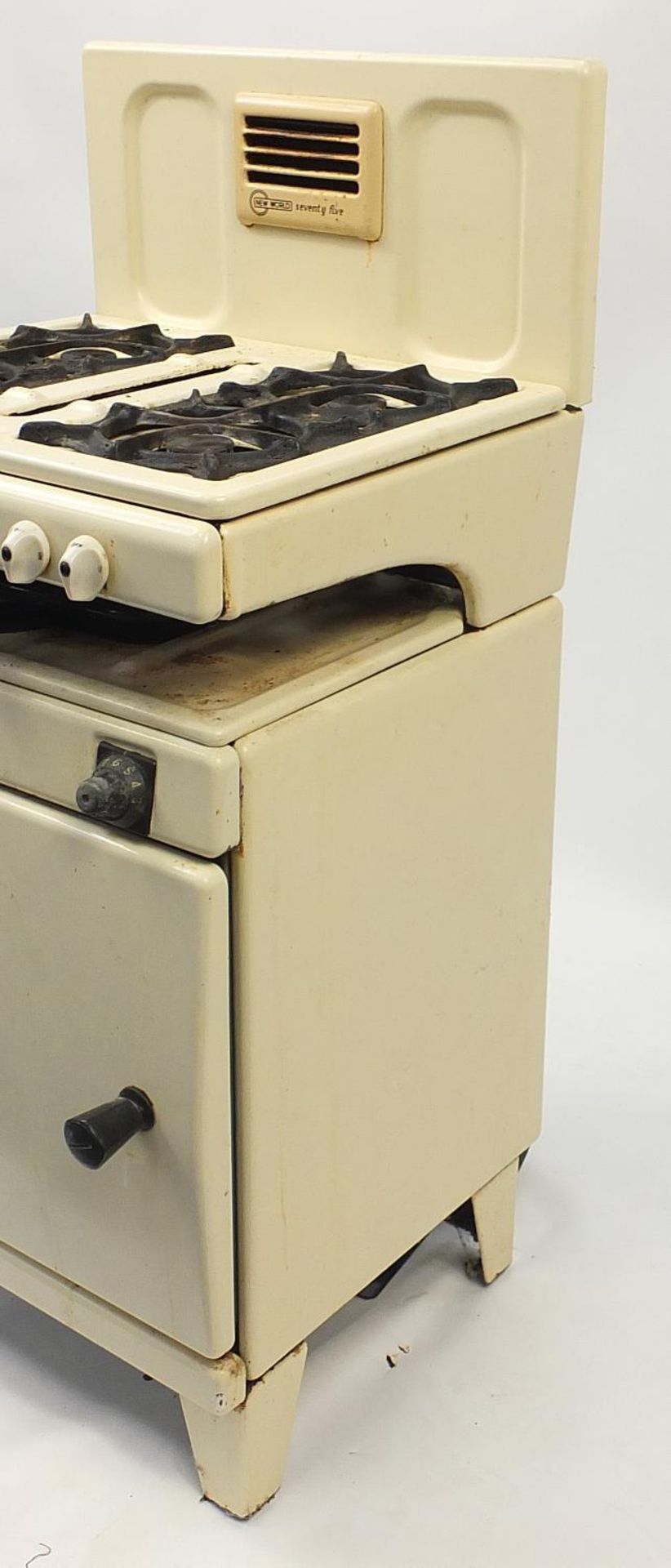 1950's style New World 75 enamel gas cooker, 118cm H x 56cm W x 50cm D : - Image 5 of 6