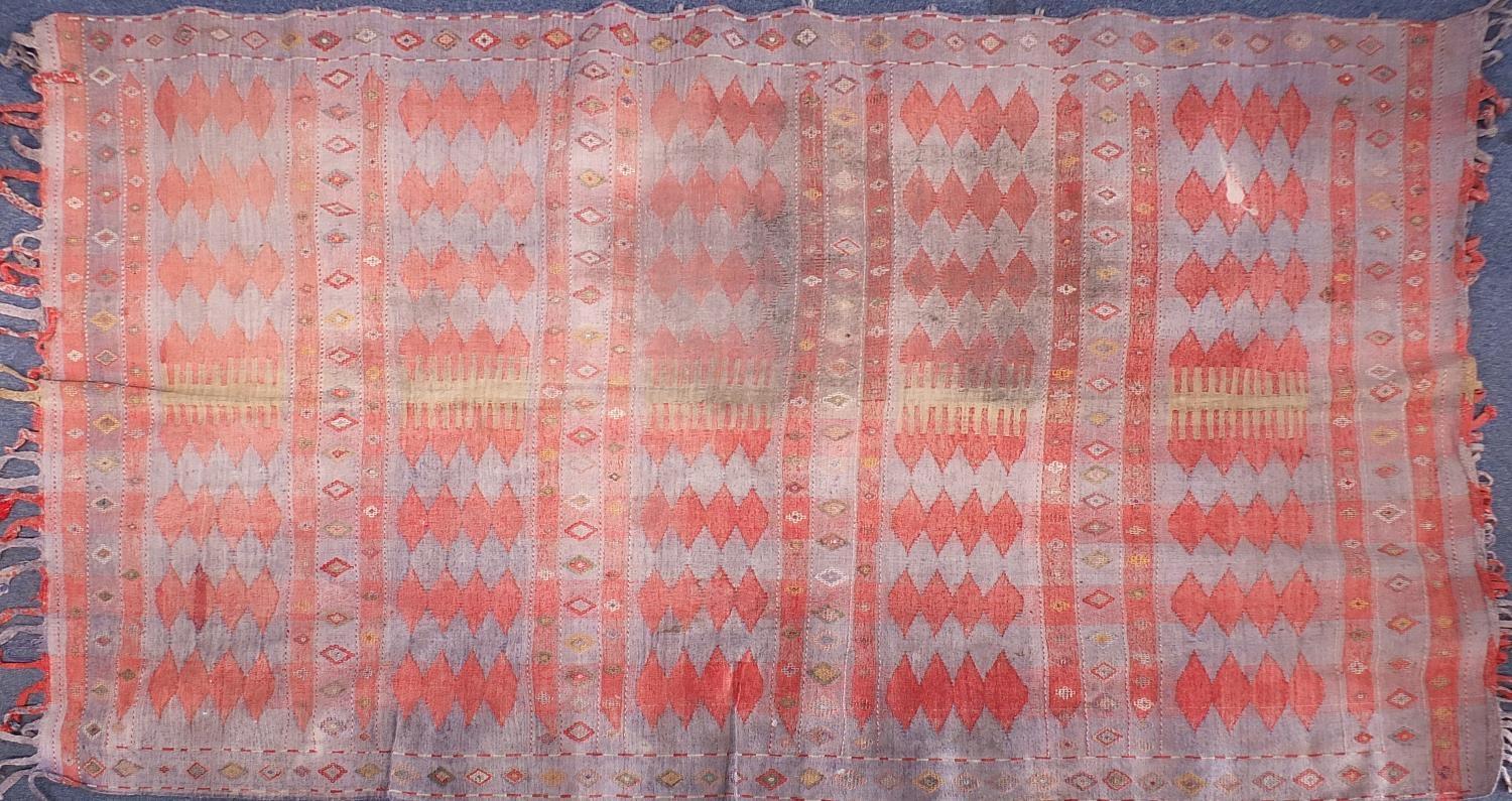 Rectangular kilim rug, 260cm x 176cm :