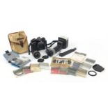 Nikon FE camera, lenses and accessories including filters :