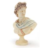 Classical bust of a Emperor, 32cm high :