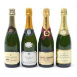 Four bottles of Champagne including Juve & Camps :