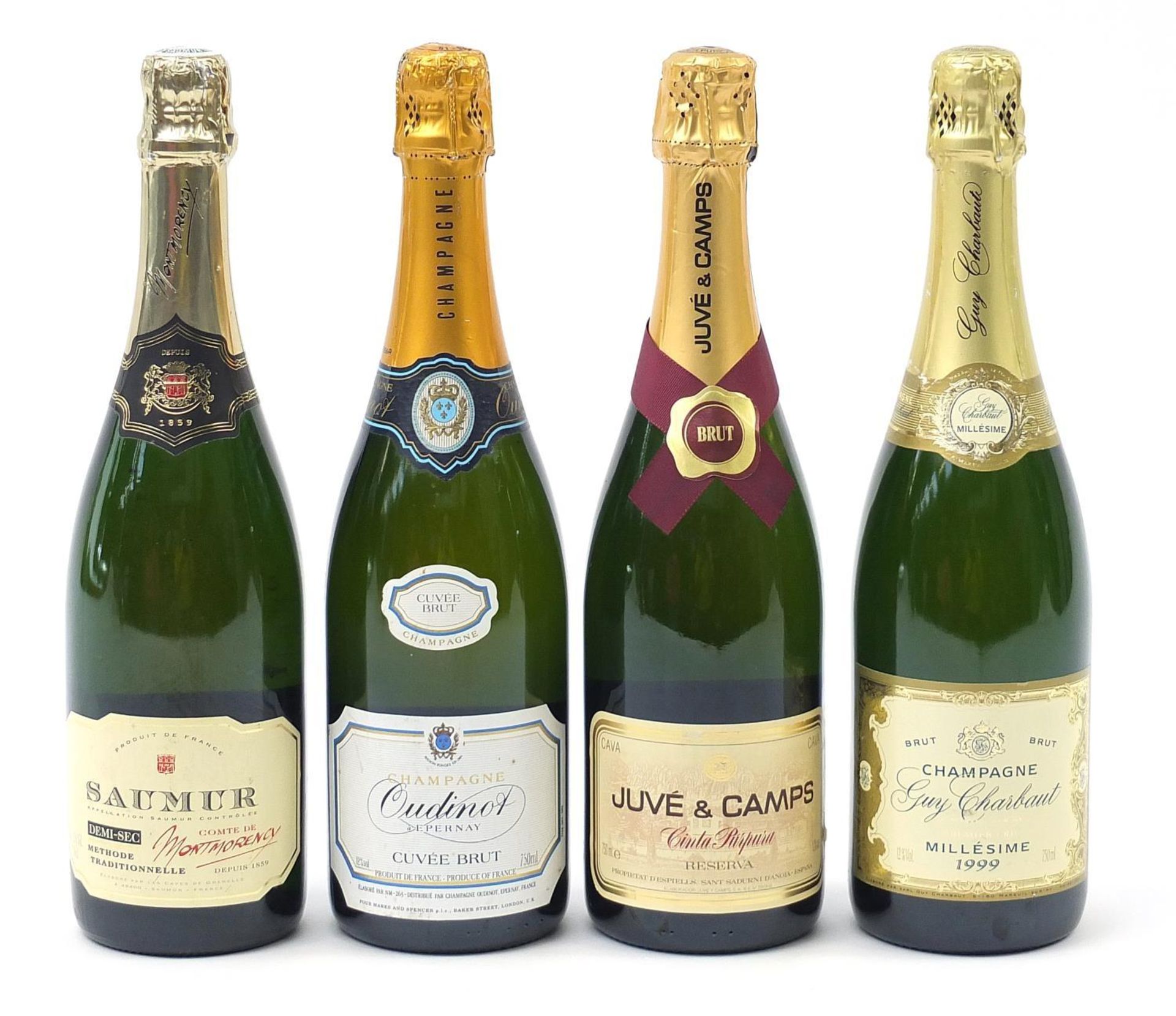 Four bottles of Champagne including Juve & Camps :